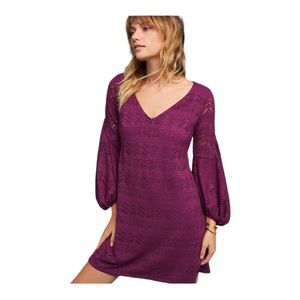Anthropologie Maeve Leila Crochet Dress Size Small